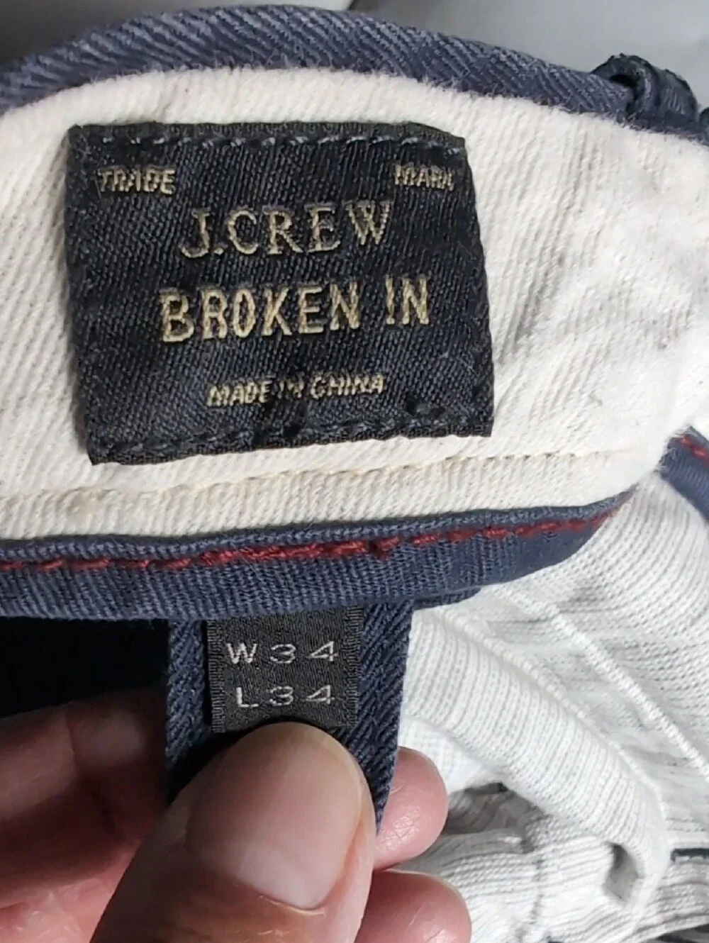 J. Crew Men's Navy Slim Chinos